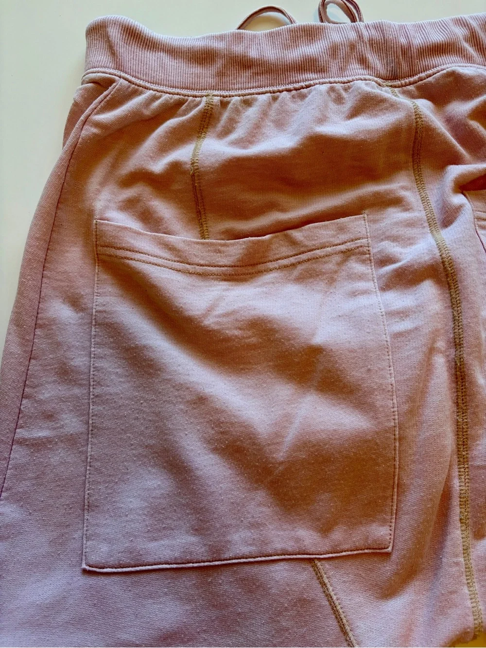 Free People Intimately Cozy All Day Harem Joggers Daytime Fireworks Med GUC Pink
